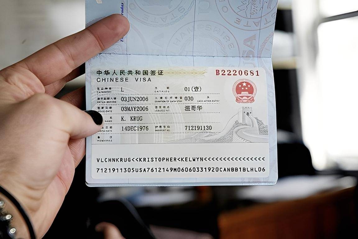 ilustrasi dokumen visa ke China