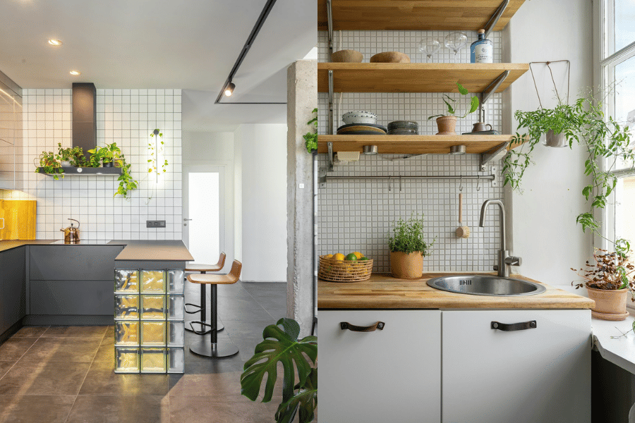 dekorasi dapur gaya tropikal