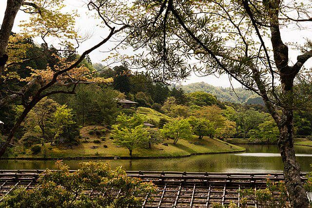 potret Kyoto Imperian Palace Park, Jepang