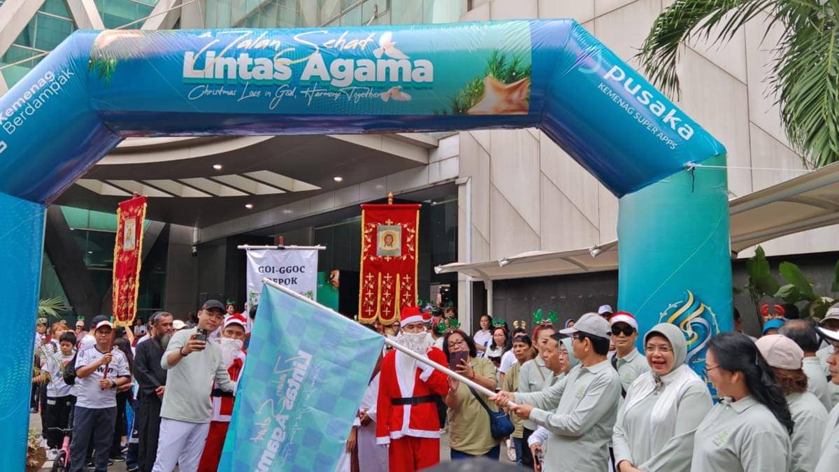Kemenag gelar Jalan Sehat Lintas Agama (IDN Times/Ilman Nafi'an)