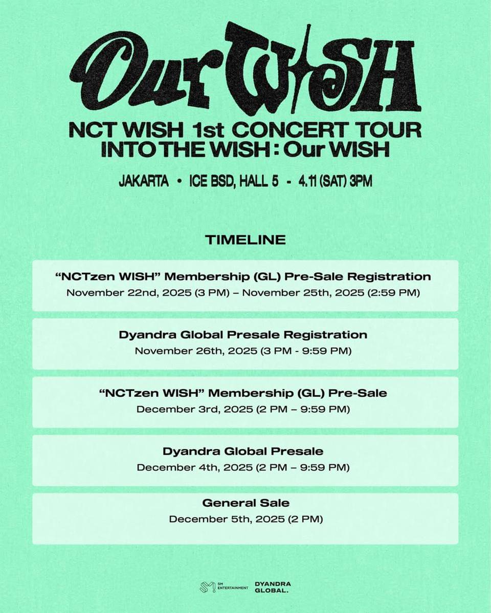 Cara beli tiket konser NCT WISH di Jakarta 2026