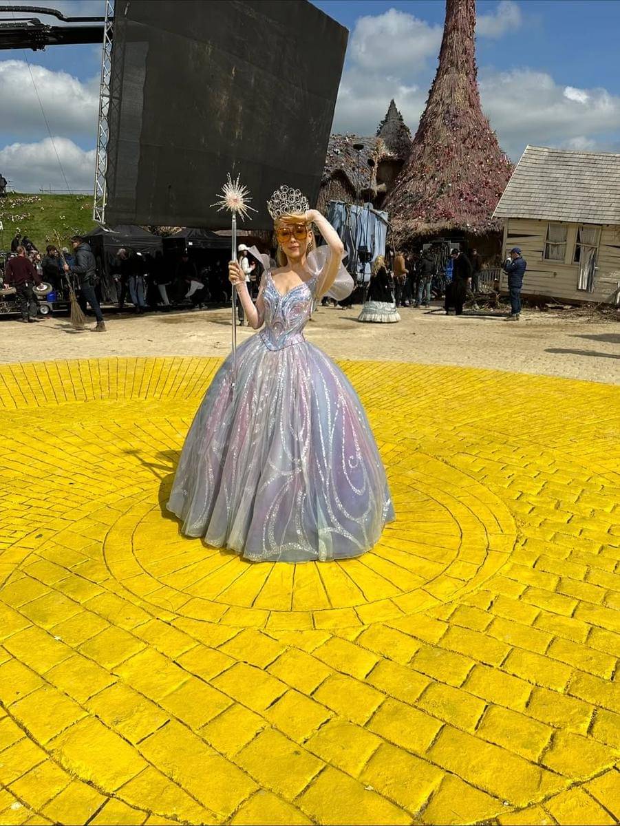 Potret di balik layar syuting Wicked: For Good