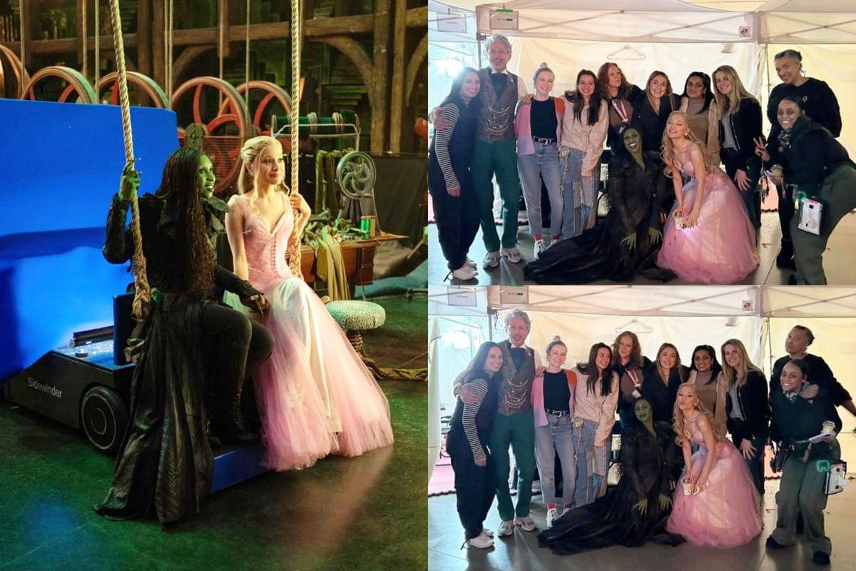 Potret di balik layar syuting Wicked: For Good