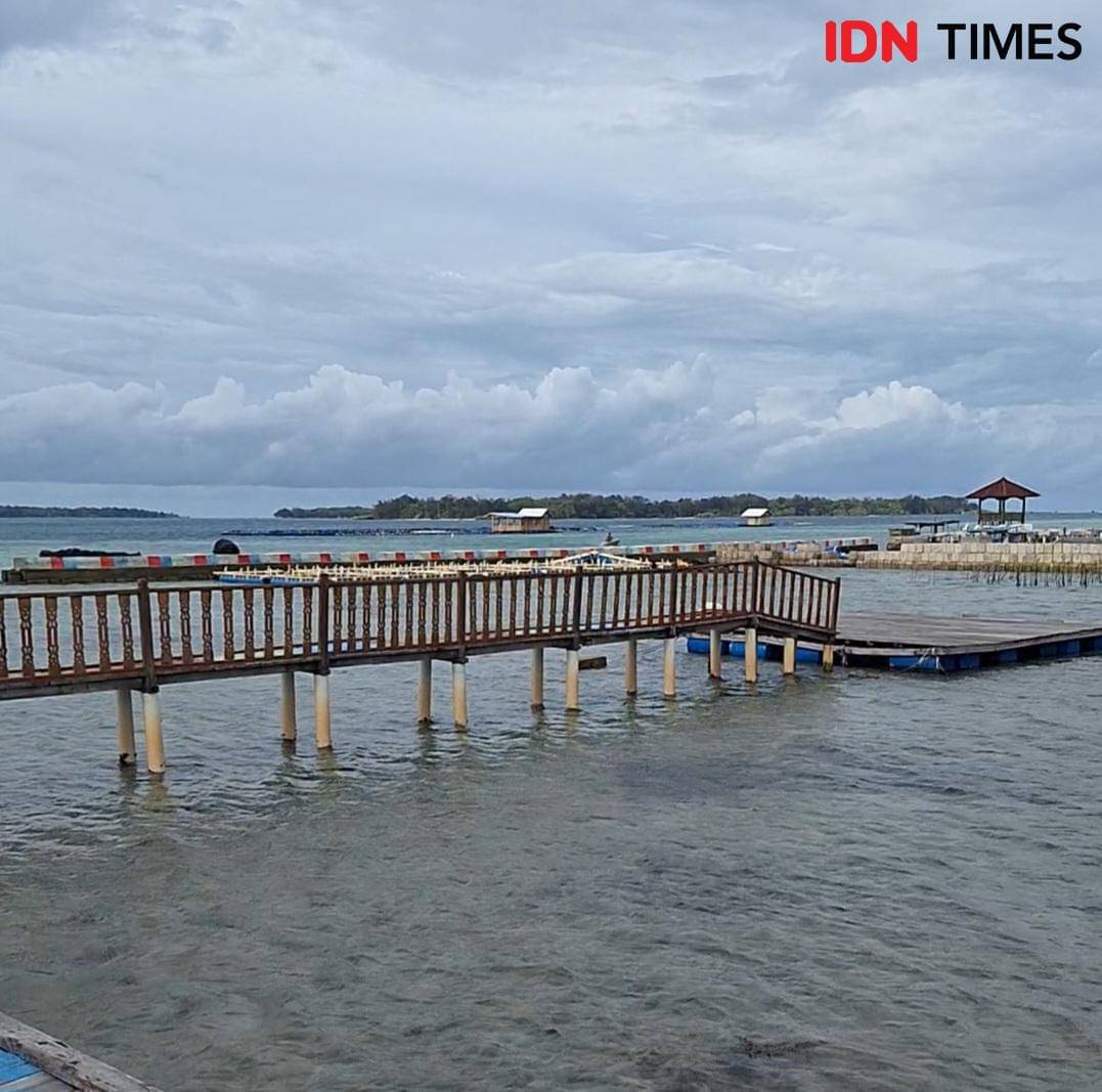 Salah satu sudut Pulau Harapan di Kepulauan Seribu (IDN Times / Satria Permana)