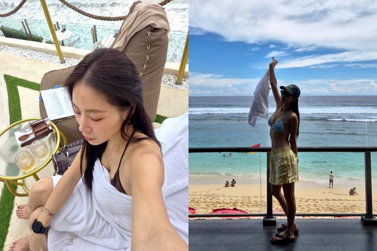 potret Soyou SISTAR liburan di Bali