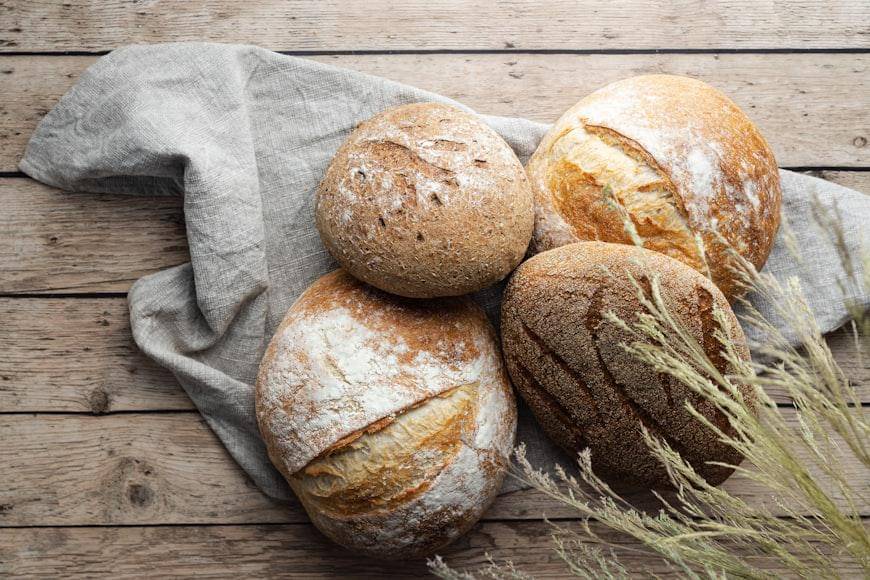 ilustrasi roti gandum