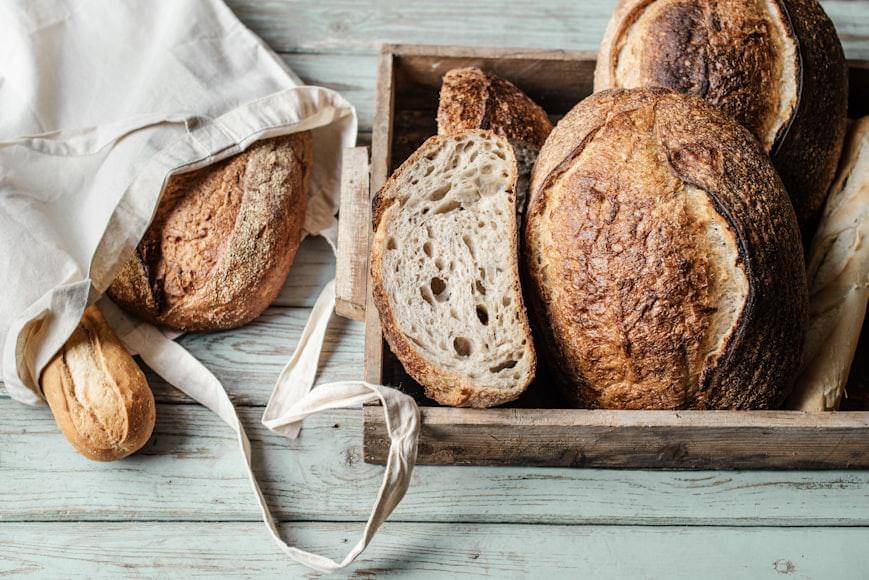 ilustrasi roti gandum