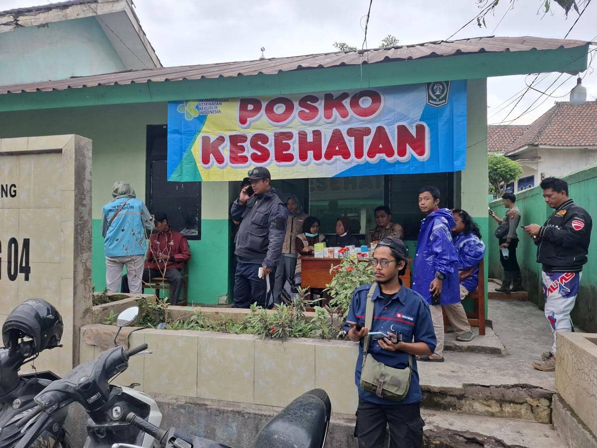 Posko kesehatan.