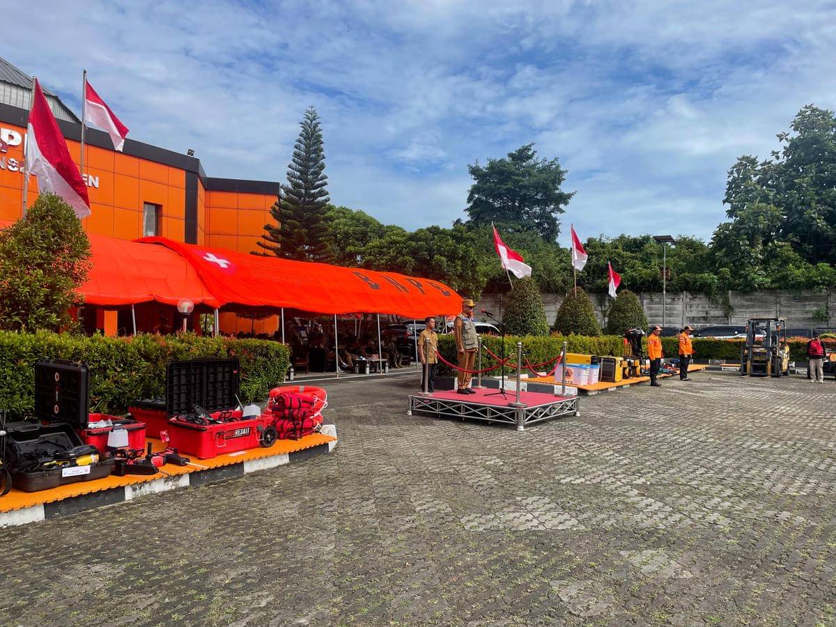 Apel kesiapsiagaan BPBD Banten (Dok. Khaerul Anwar)