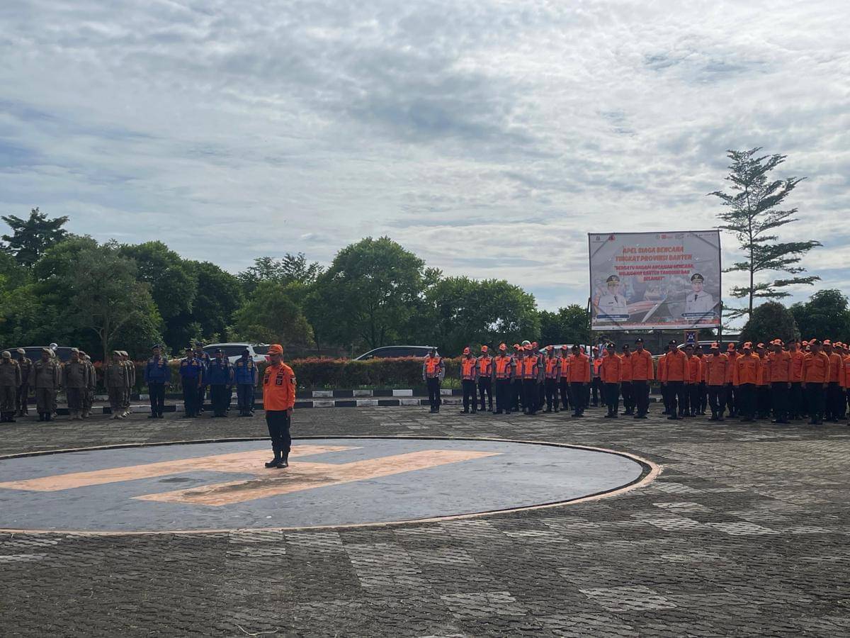 Apel kesiapsiagaan BPBD Banten (Dok. Khaerul Anwar)