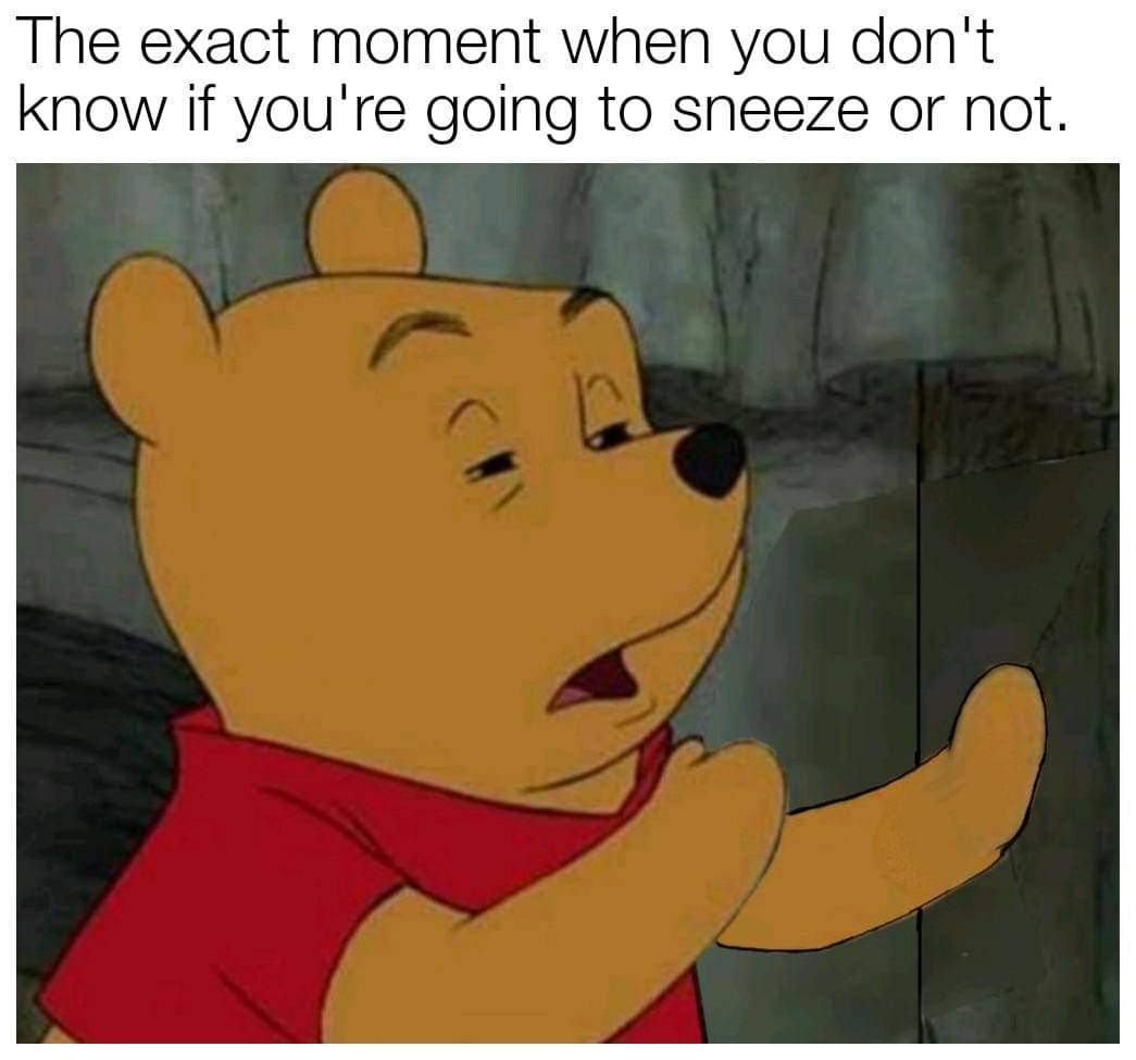 meme kartun tentang bersin