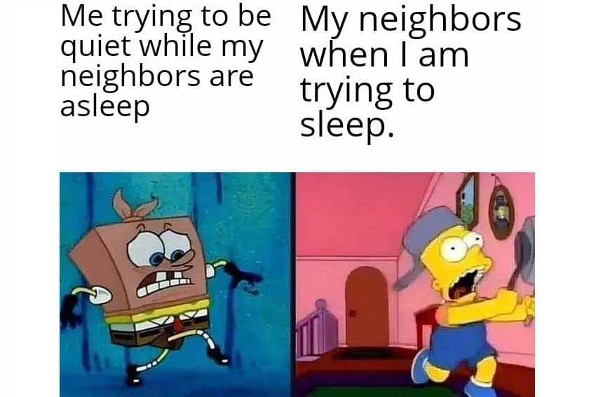meme kartun tentang tetangga