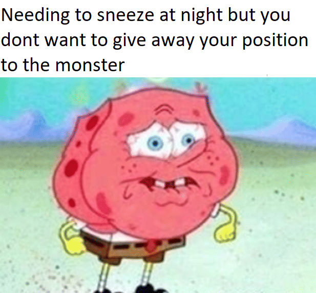 meme kartun tentang bersin