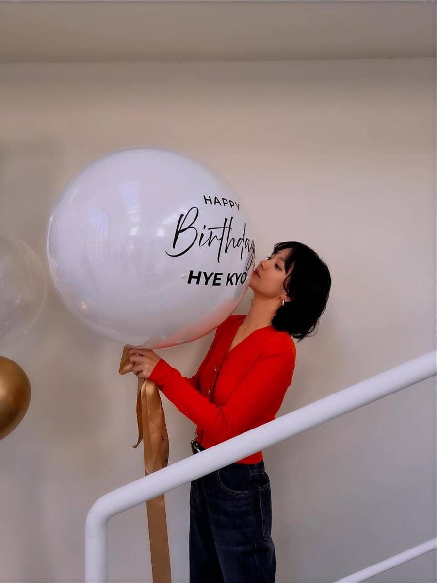 potret ulang tahun Song Hye Kyo