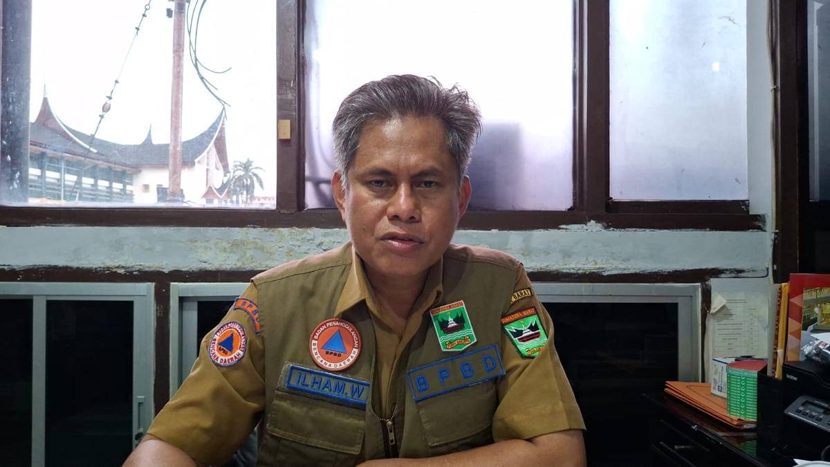 Juru bicara kebencanaan Sumbar, Ilham Wahab.