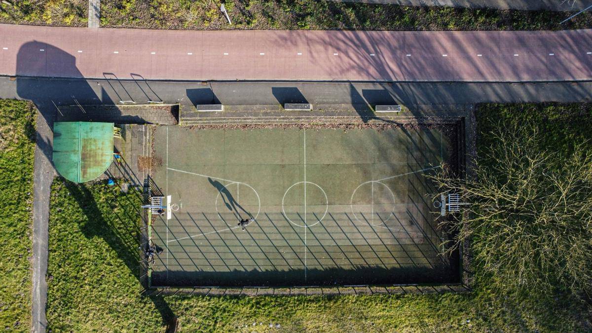 ilustrasi stadion sepak bola