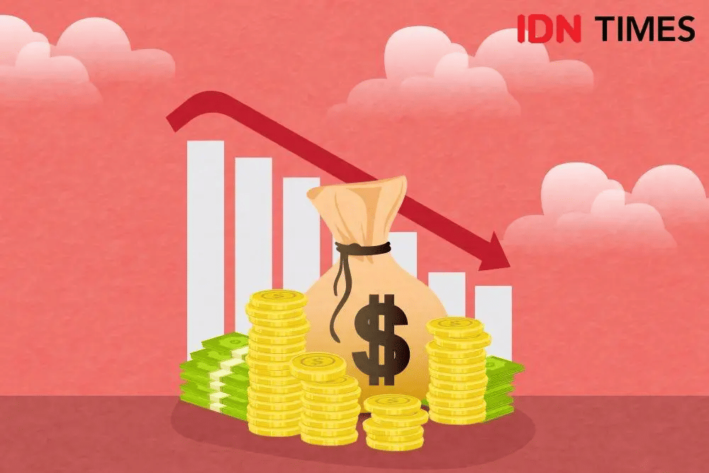 Ilustrasi ekonomi terguncang