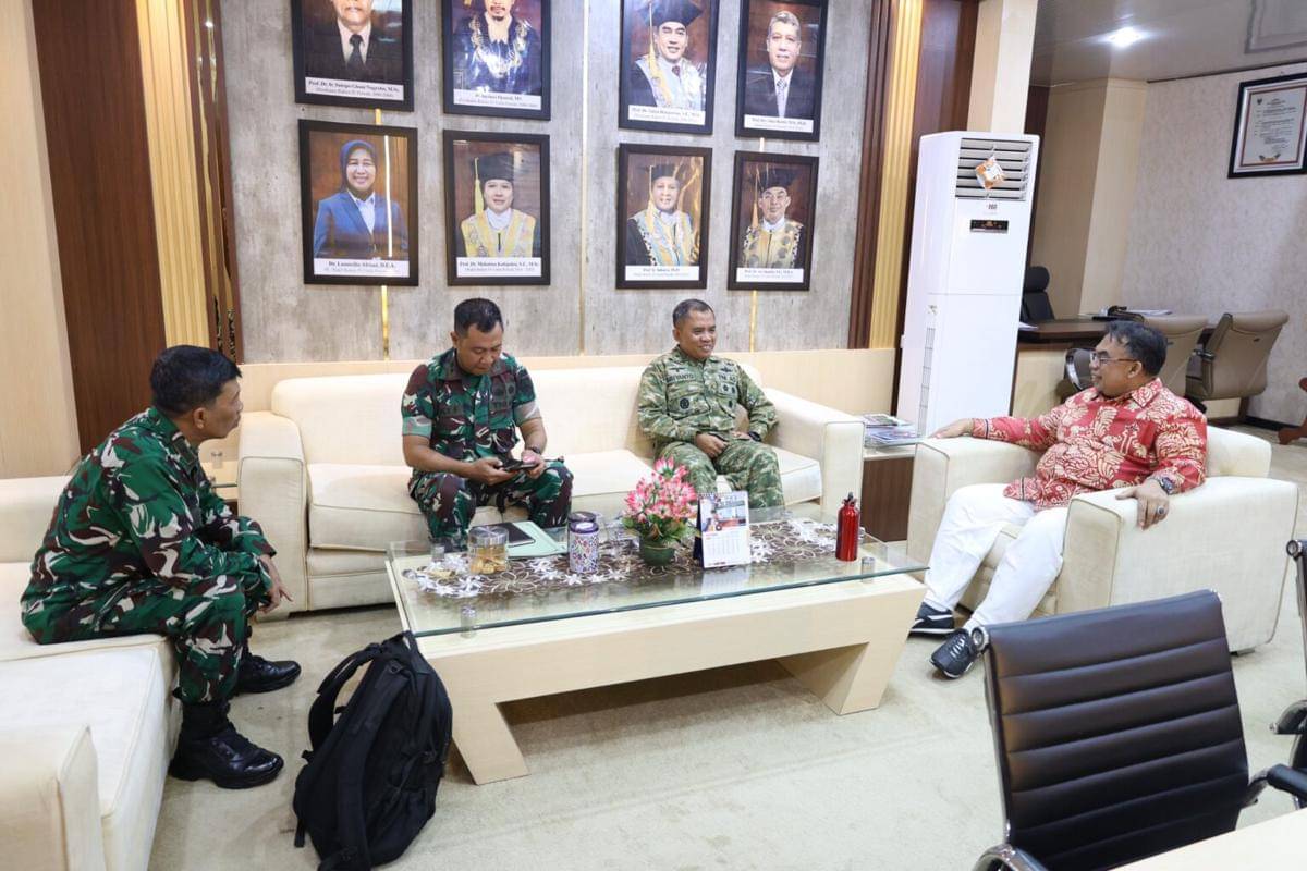 Kunjungan Audiensi dari Jajaran Kodam XXI/Radin Inten ke Universitas Lampung