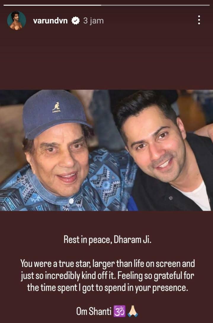 unggahan Varun Dhawan