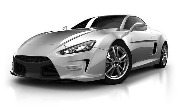 ilustrasi mobil abu-abu