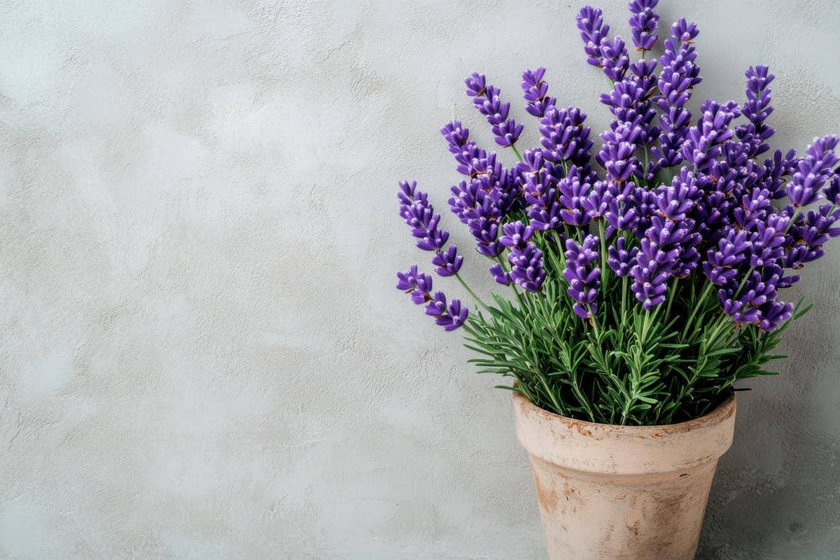 Ilustrasi tanaman lavender