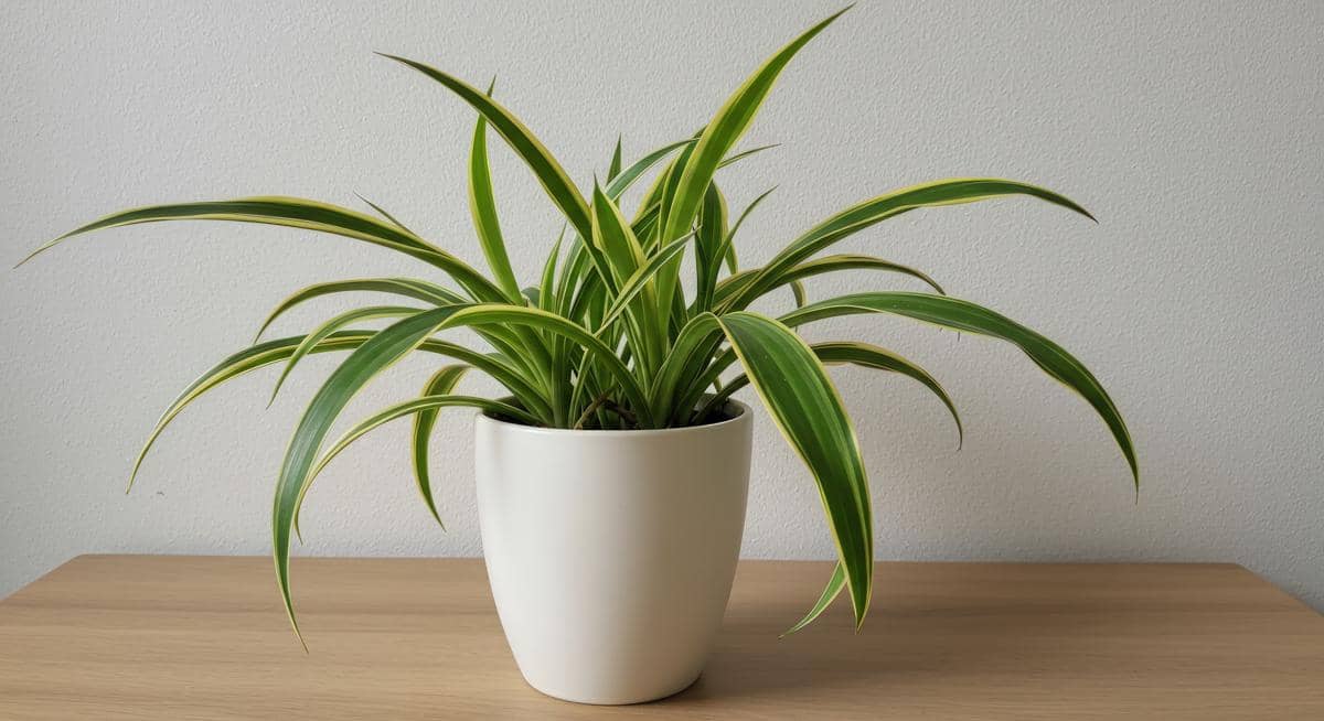 Ilustrasi spider plant