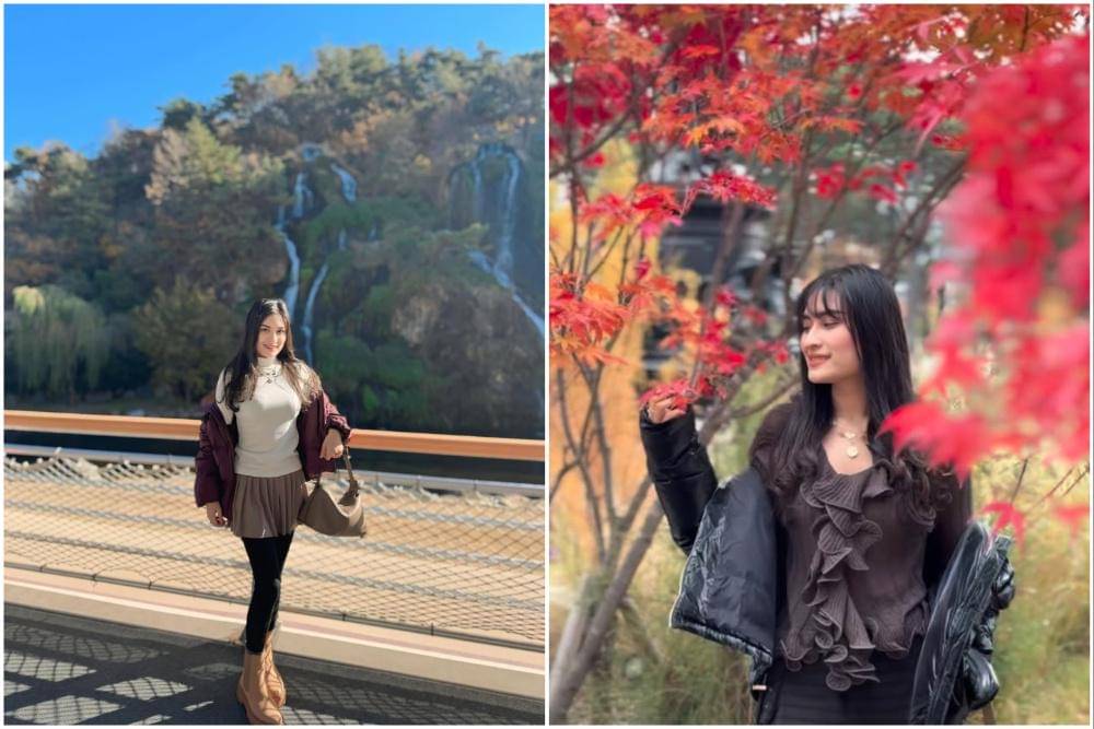 Zaskya Adya Mecca temani anak bungsu potong rambut.