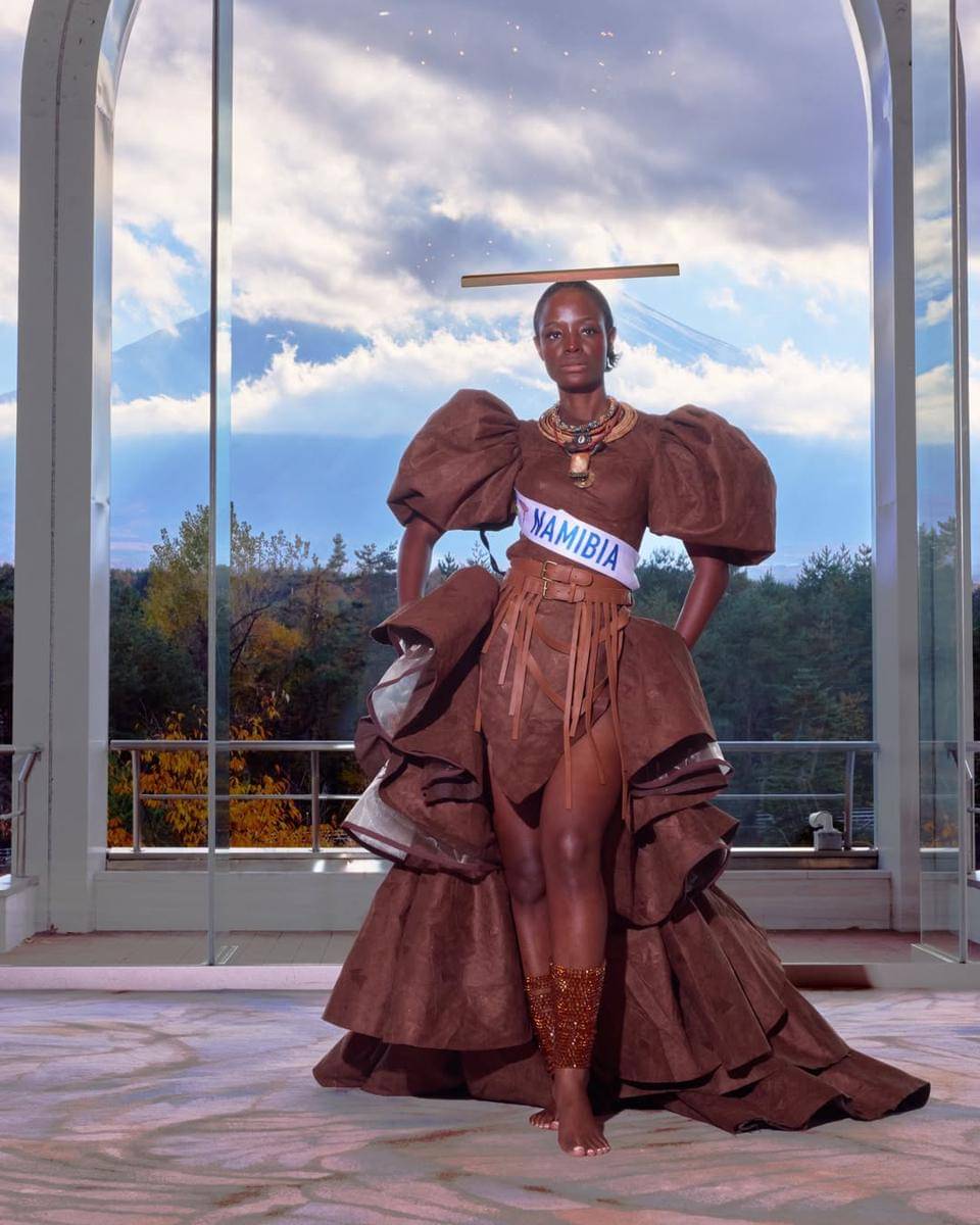 kostum nasional Miss International Namibia 2025