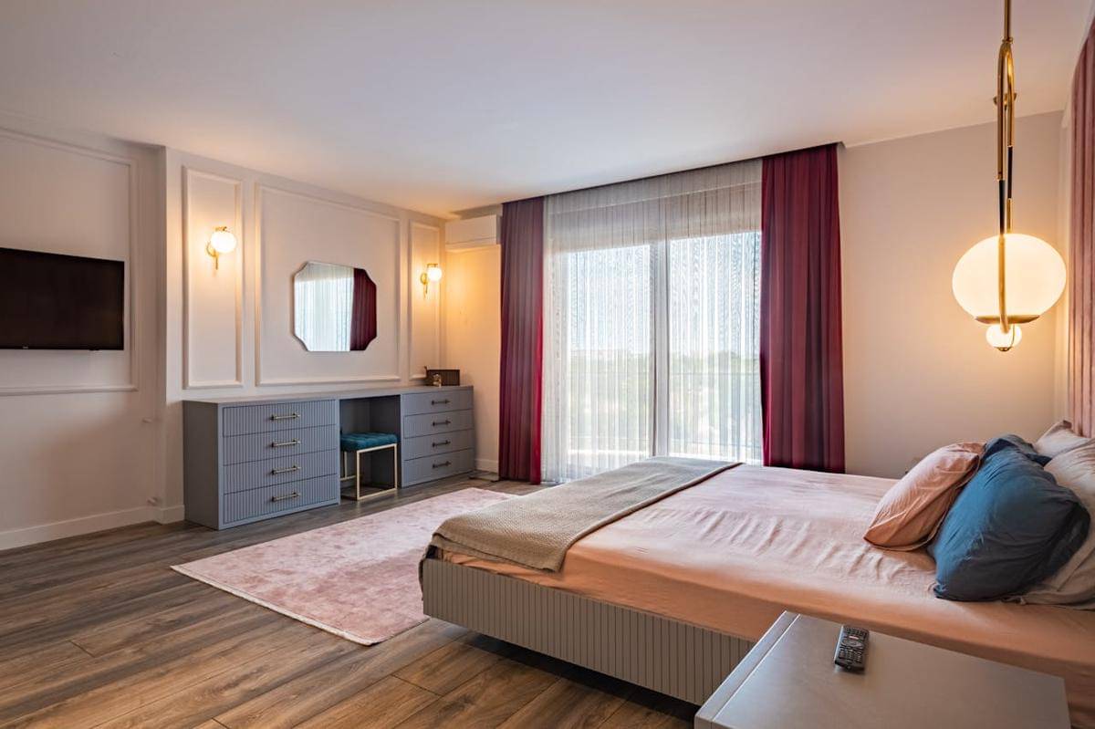 ilustrasi interior kamar tidur minimalis