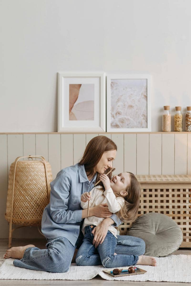 Potret Seorang ibu dan anaknya