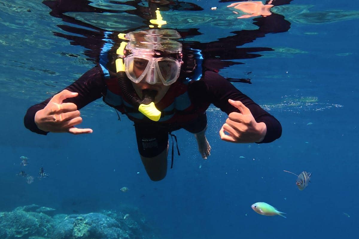 ilustrasi snorkeling