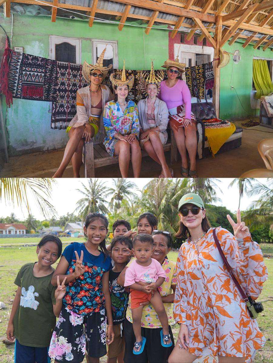 Keluarga Luna Maya liburan di Pulau Rote.