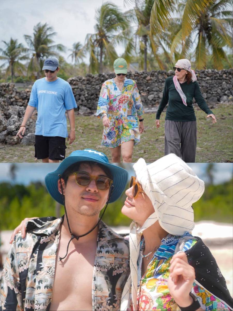 Keluarga Luna Maya liburan di Pulau Rote.