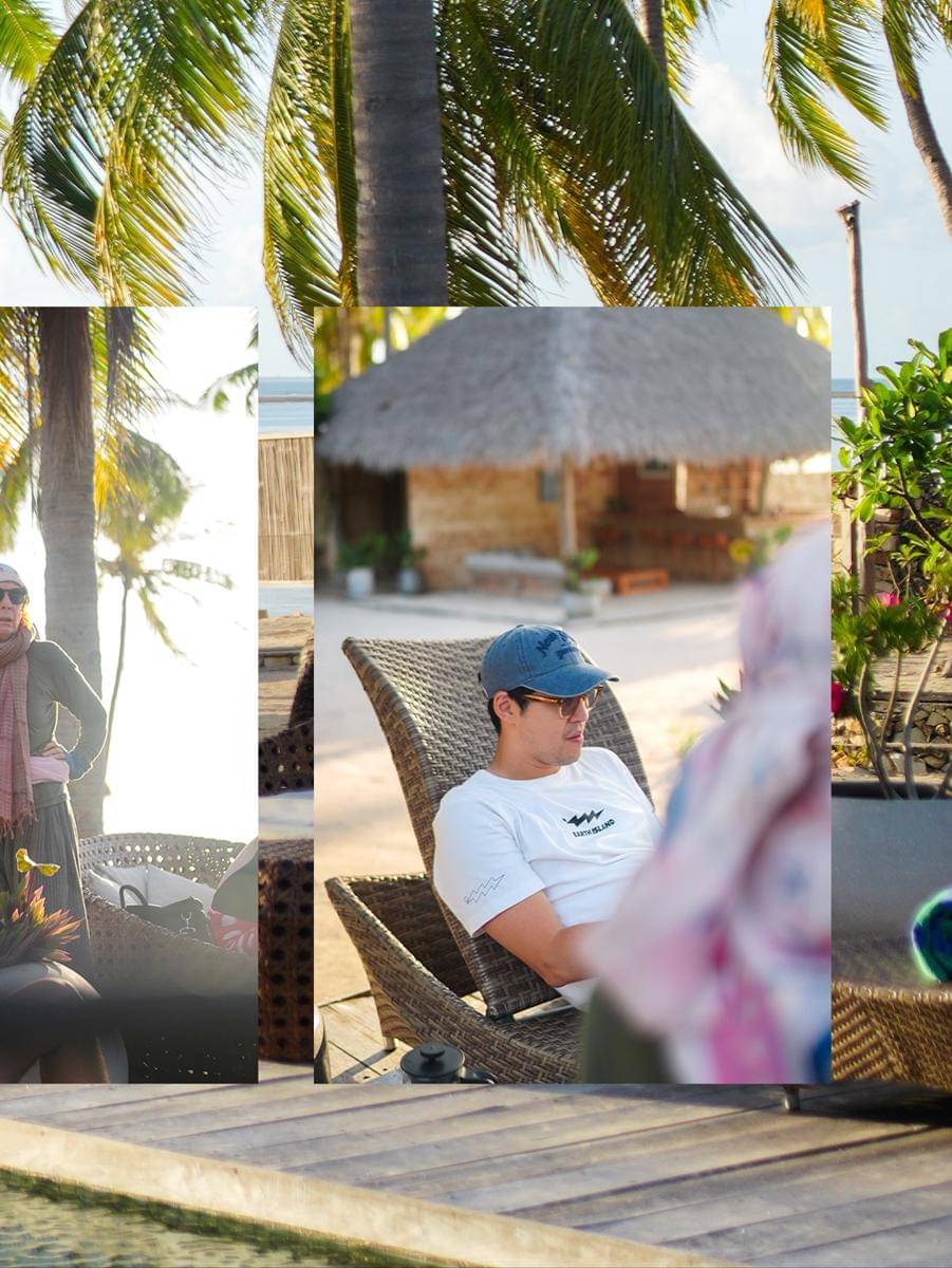 Keluarga Luna Maya liburan di Pulau Rote.