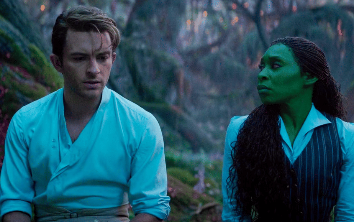 Elphaba dan Fiyero dalam Wicked