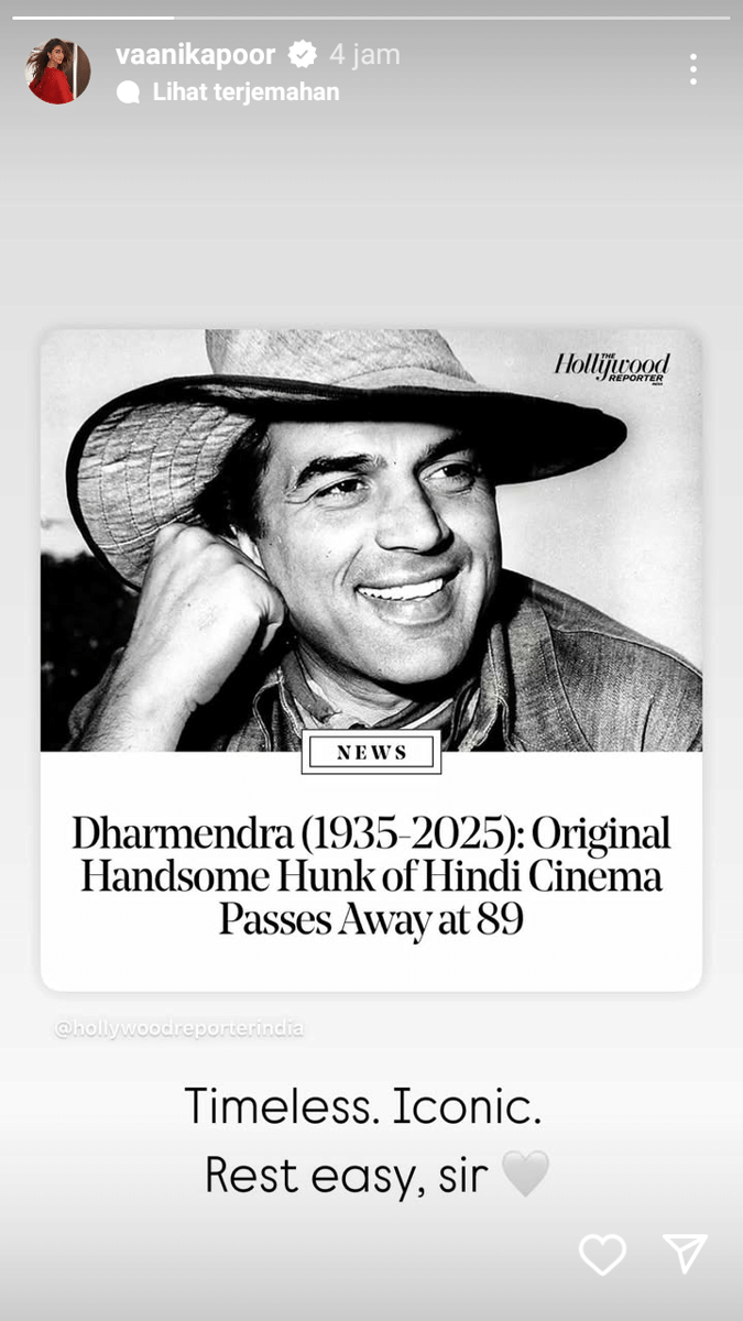 unggahan Vaani Kapoor