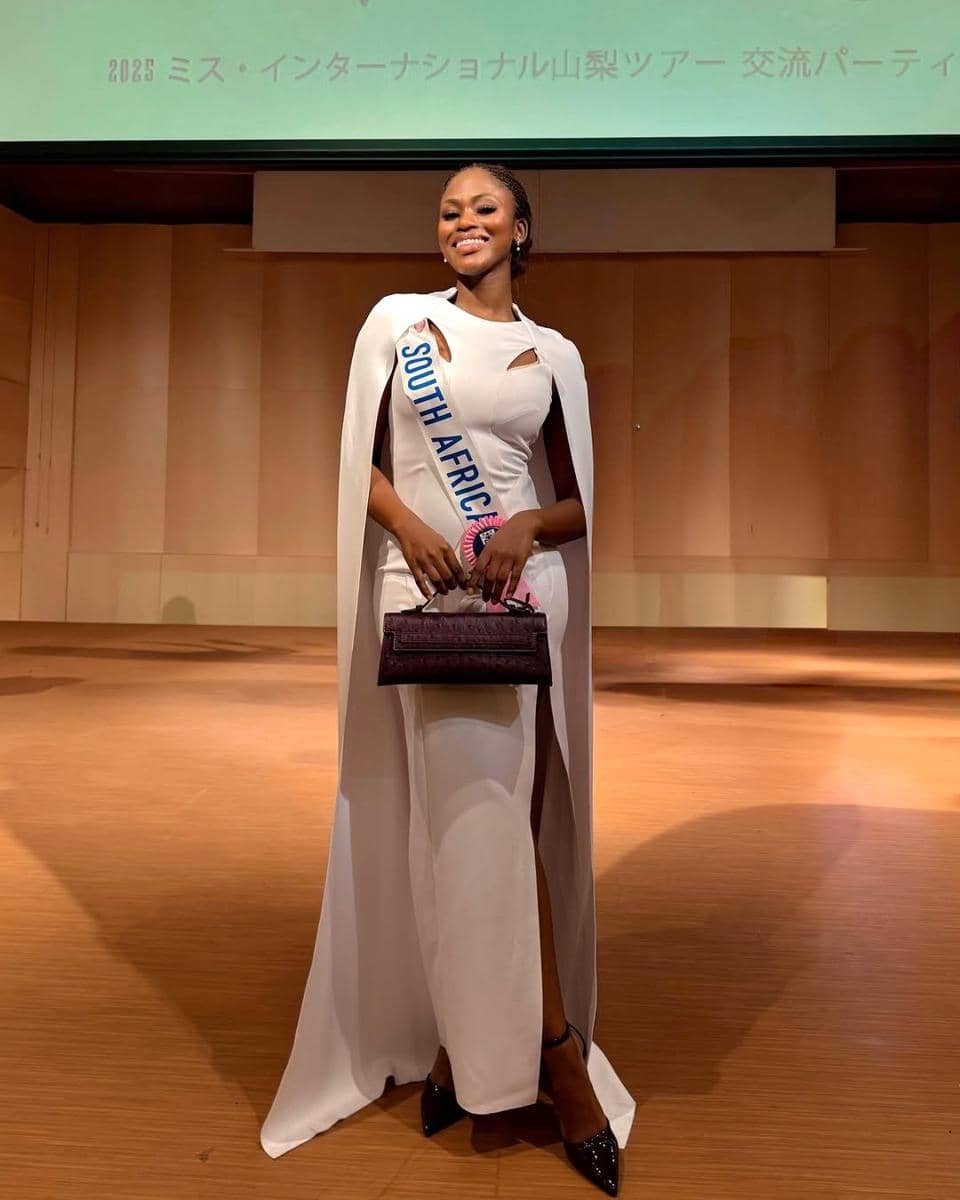 potret Sinamile Dlamini, Miss International Afrika Selatan 2025