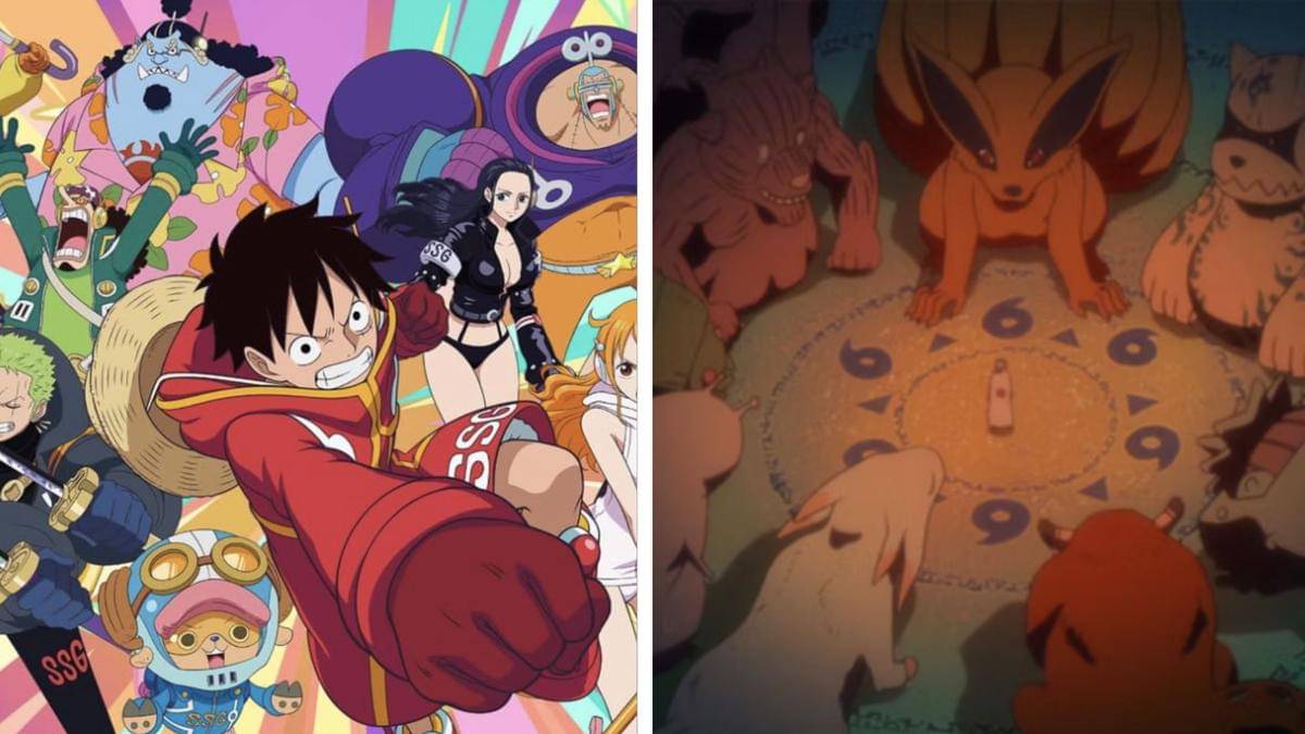 Bajak laut topi jerami vs bijuu naruto 