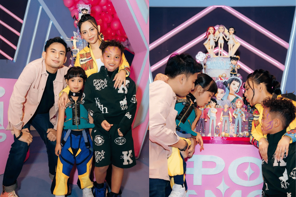 Potret Rachel Vennya dan Okin di pesta ulang tahun Chava