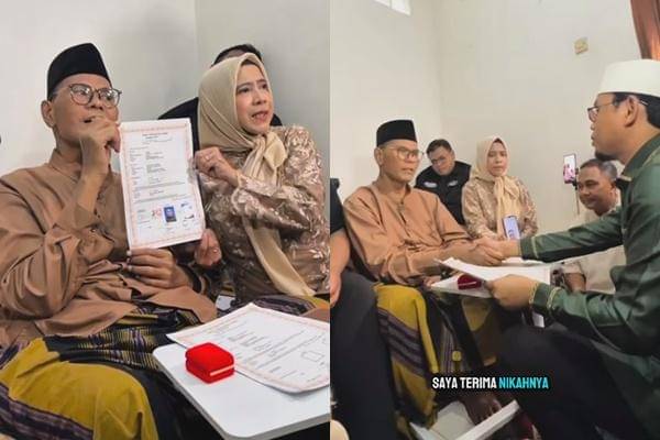 Pernikahan Fahmi Bo dan Mantan Istri (instagram.com/raffinagita1717)