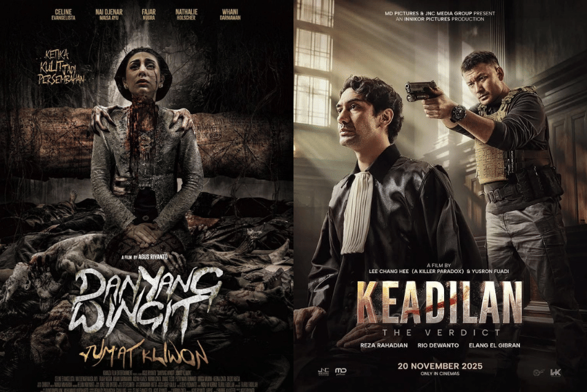 poster film Danyang Wingit Jumat Kliwon dan Keadilan (The Verdict)