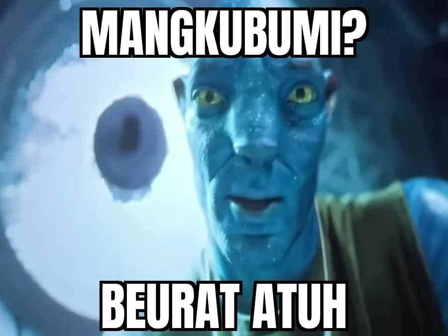 meme Avatar biru