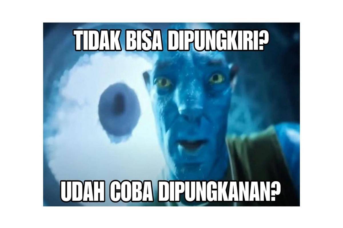 meme Avatar biru