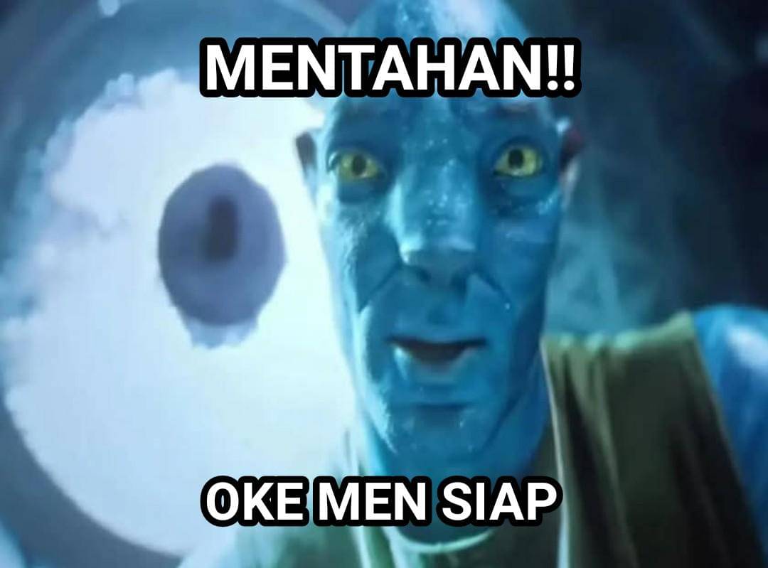 meme Avatar biru