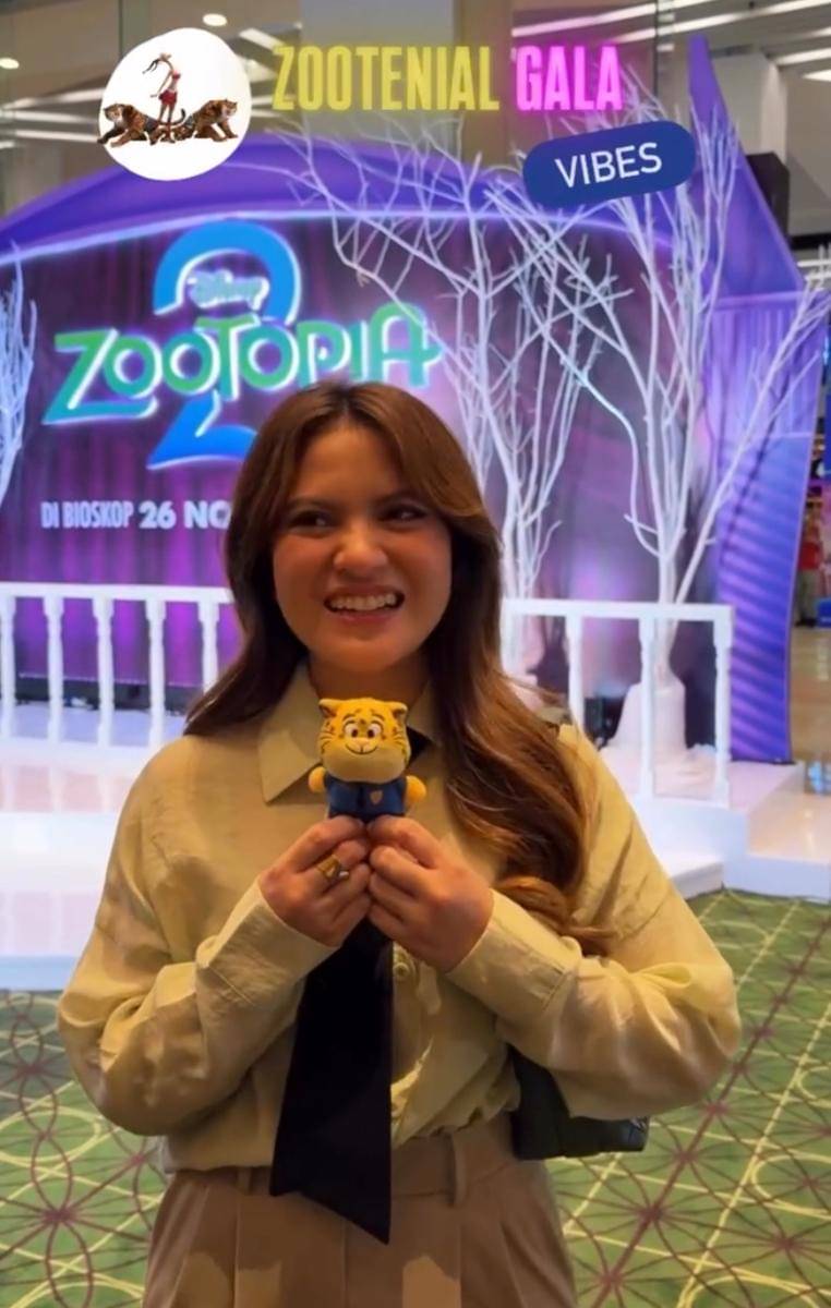 potret artis di penayangan perdana film Zootopia 2 