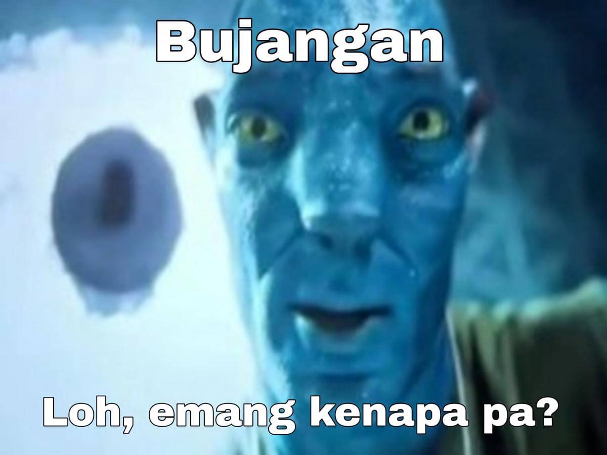 meme Avatar biru
