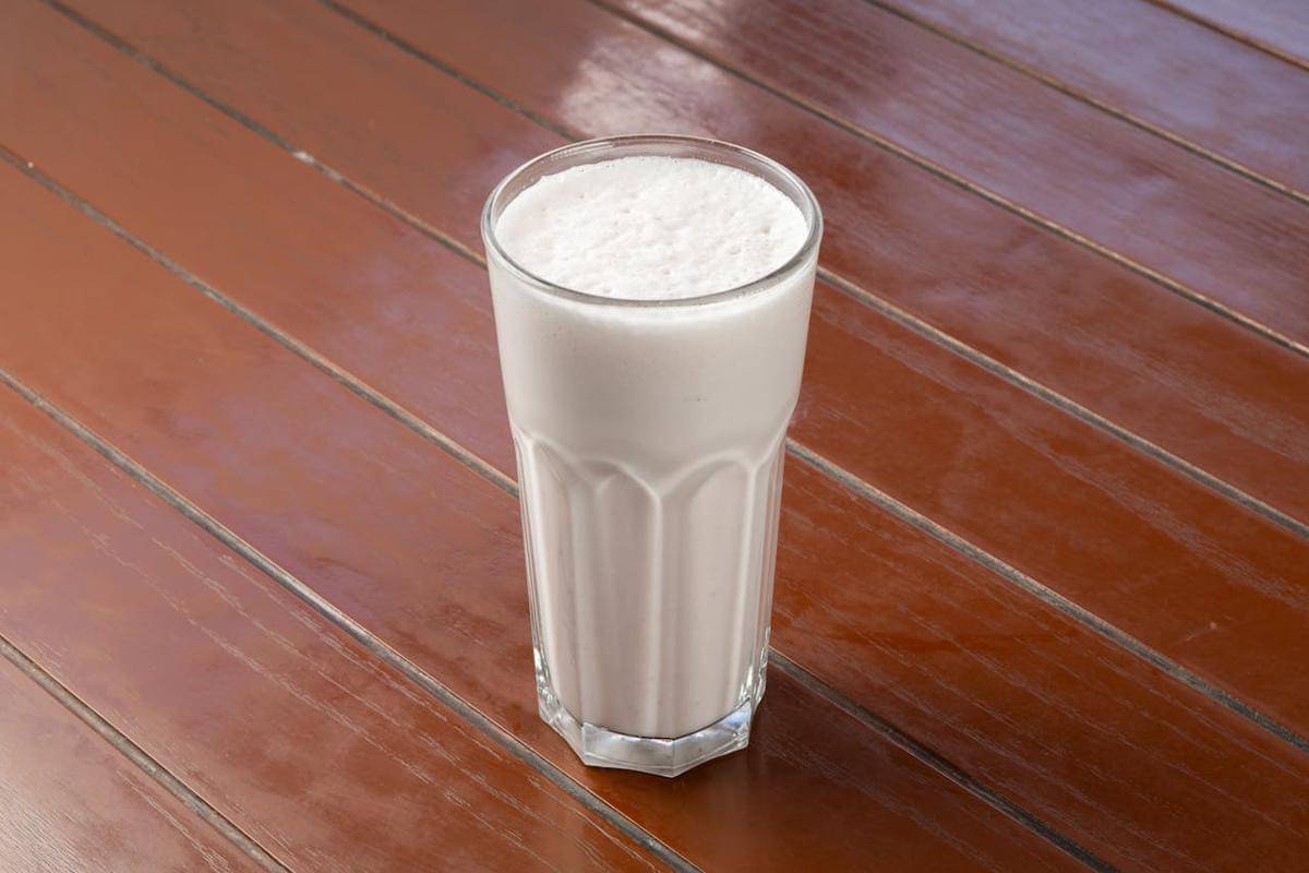 Potret milkshake beras kencur