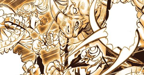 Para hero menyarangkan serangan ke Rhino Wrestler - One Punch Man