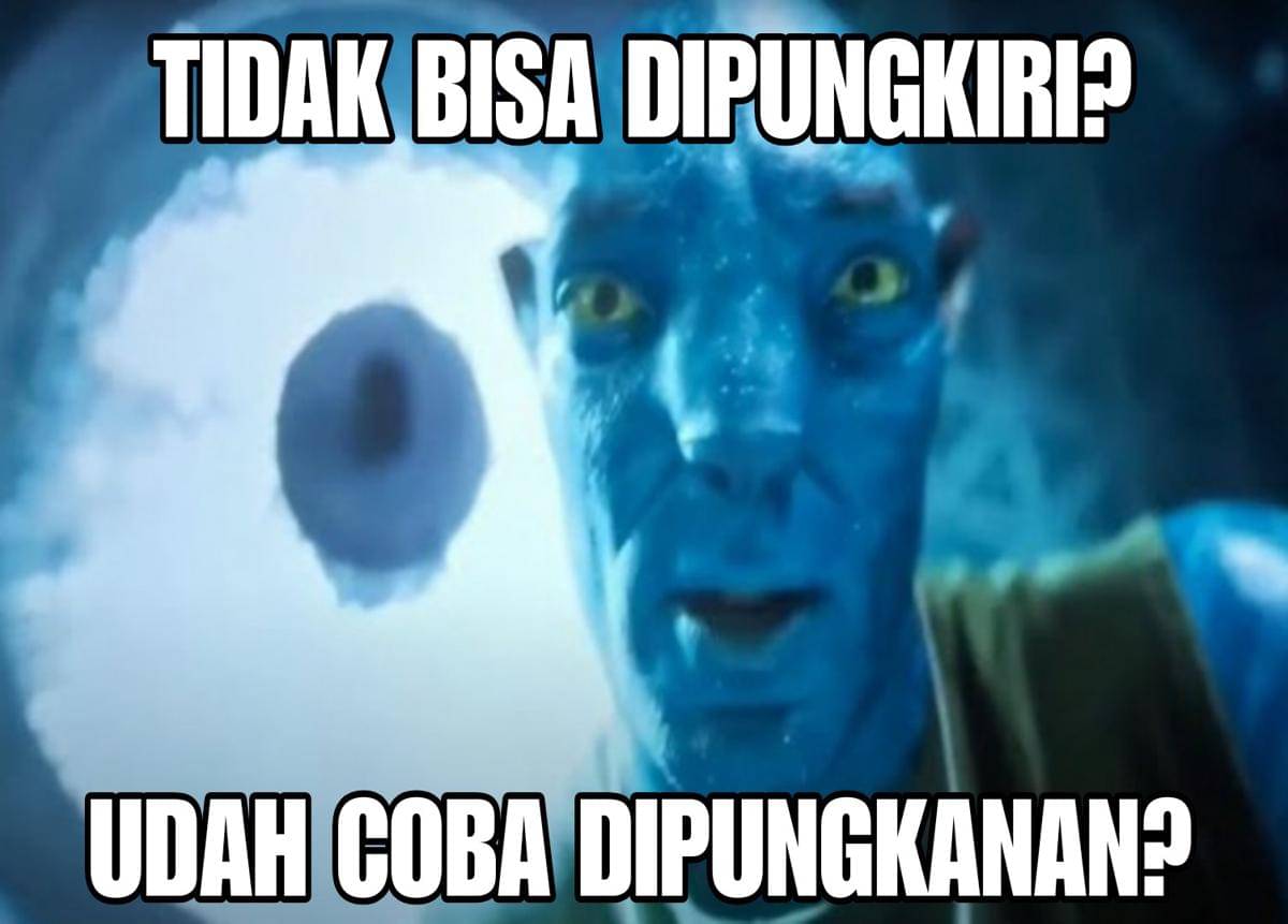 meme Avatar biru