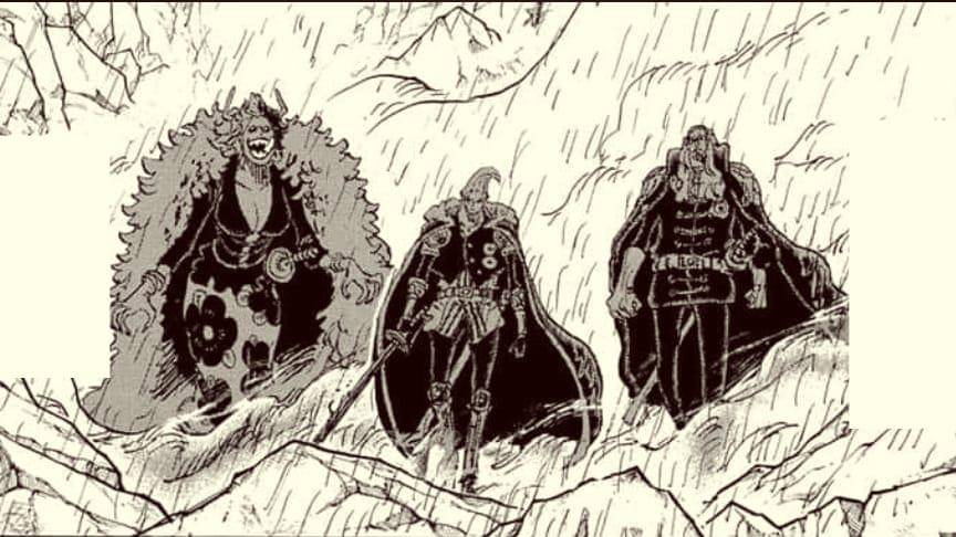 St. Maffey, Figarland Garling, Shepherd Sommers. (Dok. Shueisha, Eiichiro Oda/One Piece)